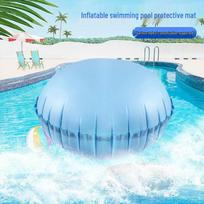 Didelis atsparus šalčiui PVC pripučiamas baseino čiužinys ir žiemos uždangalas pagalvė 120*120CM Dual Valve karališkos mėlynos spalvos