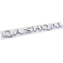 CGANEI1 Blizgus Juodas Sidabrinis Qashqai Emblema Nissan X-trail Note Juke Sentra Patrol Navara Automobilio Šoninė Galinė Ženkliuko Pavadinimo Plokštelės Logotipo Lipdukas sidabras