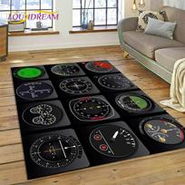 Racing Car Dashboard Machine Control Screen Carpet Rug for Bedroom Living Room Sofa Decoration,Child Game Large Decor Floor Mat 40x60cm( 15x23in )