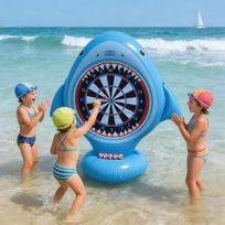 Inflatable Dart Board Water Game, Swimming Pool Float, Beach Outdoor Activities, Cool Summer Party Gift for Boys and Girls Aged 6 7 8 9 10 12 mėlyna
