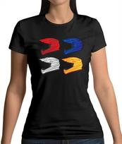 Racing Helmets Unisex T-shirt Speedway Bike Motorcycle Fan Love XXXXL black