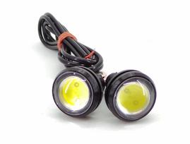 2 vnt DRL LED ŽIBINTAI 24V 120lm dieniniai bekelės