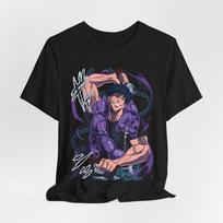 Toji Jujutsu Kaisen Anime Graphic Tee, Unisex Jersey T-Shirt for Fans, Short 4XL