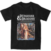 Dungeon and Dragon Game Fans T Shirt Apparel for Men Women's Pure Cotton Novelty T-shirt Short Sleeve Clothing Classic Tee Tops S
