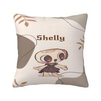 Namų dekoras Shelly Dandys Pasaulis Pagalvių užvalkalai Merch Pagalvių užvalkalai Užtrauktukas Įvairių dydžių 12x12Inch