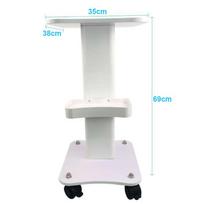 Didžiausia apkrova 40 kg Mobilus stalas Rankinis vežimėlis Daugiafunkcinė laikymo lentyna Grožio salono specializuotas instrumentų vežimėlis 38*34*69cm white