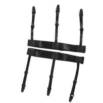 2 vnt. reguliuojami marškinių laikikliai Elastinga juosta Kojų dirželiai Kilpos Marškinių dirželiai Diržas Formali apranga 2 pcs separate black