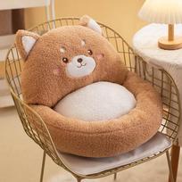 Mielas Panda Animacinis Pliušinis Sofa Vaikams su Tatamio Pagalvėle 50x50x45cm (~1.5kg) beige