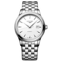 LONGINES Military Flag Series Automatic Mechanical Movement Waterproof Depth 30 Watch Swiss Watch 40mm White Dial Stainless Steel Strap L4.984.4.18.6 balta