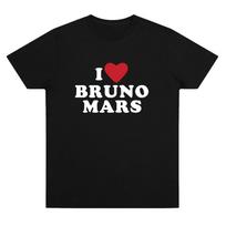 Aš Myliu Bruno Marsą Švelni Marškinėliai Bruno Marso Spaudiniai Marškinėliai Moterims Vyrams Laisvalaikio Medvilniniai Marškinėliai Apvaliu Kaklu Trumpomis Rankovėmis Pagrindiniai Viršutiniai Drabužiai Kasdieniam Dėvėjimui S įvairiaspalvis