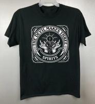 the devil makes three spirits Cotton Shirt Black Color MI917 S įvairiaspalvis