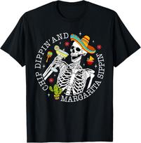 Chip Dippin And Margarita Sippin Cinco De Mayo Drinking T-Shirt Hoodie S įvairiaspalvis