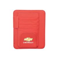 rlgc6 Car PU Leather Sun Visor Sunglasses Ticket Card Storage Bag Accessorie For Chevrolet Sonic Silverado Z71 Aveo Trailblazer Bolt