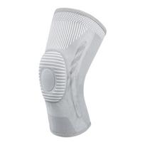Sports Knee Brace Silicone Patella Protector Summer Sports Knee Pads Silicone Patella Meniscus Leg Covers Protective Gear 1 Pc XL gray