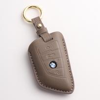 Customized key bag is suitable for BMW 5 Series 7 Series x3x5x2x4x6 blade pure handmade leather case buckle high-end ruda