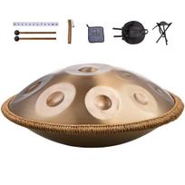 Handpan būgnas 22 colių 12 natų D minoro rankinis būgnas su plaktuku