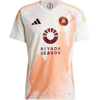 adidas AS Roma 24/25 išvykos futbolo marškinėliai Azijos dydis 'Smėlio Oranžinė' Vyriški IS5405 S white