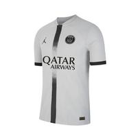 Jordan Dri-FIT ADV Paris Saint-Germain Authentic Away Breathable Knitted Comfortable Short Sleeve Football Shirt Men tops Gray DJ7648-080 XL