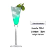 Luxury Creative Glass Champagne Cocktail Margarita Martini Gift Set