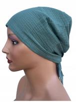 Chustka Damska Aga 022 Z Muślinu Turban Wiosenny Także Po Chemioterapii