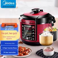 Midea 5L išmanusis elektrinis greitpuodis su dviguba talpykla, CN kištukas (adapteris įtrauktas)