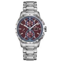 HAMILTON Broadway serijos automatinis mechaninis laikrodis 100 metrų atsparumo vandeniui vyriškas laikrodis Šveicariškas laikrodis 43 mm raudonas ciferblatas nerūdijančio plieno korpusas H43516171 43 mm raudona