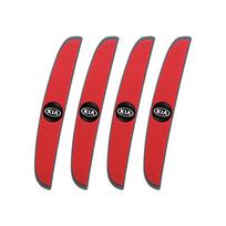 AREDHN1 4Pcs Rubber Anti-collision Strip Car Door Scratch Protector Stickers For KIA Soul Cadenza K5 K9 Proceed Niro Sportage EV3 Forte