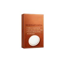 Microdarts Patch for Uniform Streak-Free Tanning Quick Absorption with Precision Delivery of DHA and Erythrulose Skin Care Patch One Size geltona