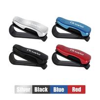 AEY1 1/2Pcs Car Accessories Sun Visor Glasses Clip Card Ticket Holder For Skoda Octavia A5 A2 Vision Kodiaq Rapid Fabia VII Superb Black&1PCS