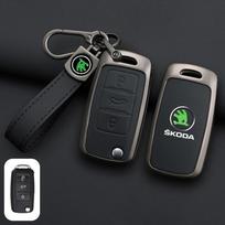 AFK1 Odinis Automobilio Nuotolinio Rakto Dangtelis Pilnas Dangtelis Apsauginis Laikiklis Korpusas Pakabukas Skoda Superb A7 Kodiaq Octavia A7 A8 Raktų Grandinėlės Aksesuarai