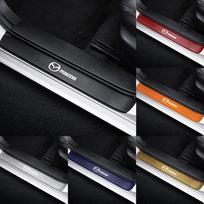 AAGH1 4 vnt. Automobilio Anglies Pluošto Durų Slenksčių Apsauginė Lipdukas Anti-scratch Plėvelė Aksesuarai Mazda 3 6 Axela CX-5 CX-3 CX-8 Atenza MS 323 Red