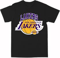 Philcos NBA Los Angeles Lakers Lakers Logotipas Juodi Marškinėliai S įvairiaspalvis