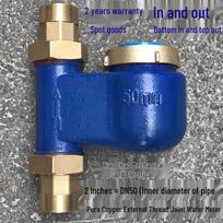 MyDian DN50 2-Inch External Thread Vertical Water Meter DN50 (2-Inch)