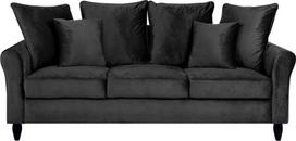 Sofa Beliani Bornholm, juoda sp., 79 x 197 cm x 76 cm