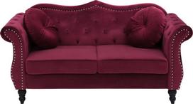 Sofa Beliani Skien, bordo sp., 165 x 83 cm x 91 cm