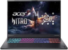 Nešiojamas kompiuteris Acer Nitro 18 AI AN18-61, AI 365, 16GB, 1024GB, 18 ", Nvidia GeForce RTX 5060, juoda sp., EN, Windows 11 home