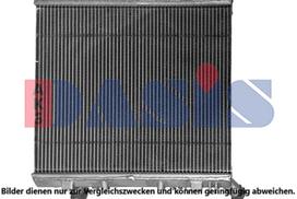 AKS DASIS Variklio aušinimo radiatorius Radiator 440878N