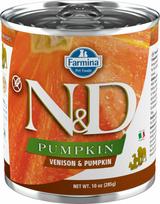 FARMINA N&D PUMPKIN - DOG Wet Venison&moliūgas ADULT 285 g (pak.6)