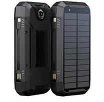 PowerNeed S20000Q mobiliųjų įrenginių įkroviklis Universalus Juodas Lightning, Solar, USB Belaidis įkrovimas Greitas įkrovimas Lauke