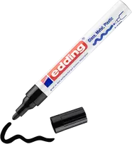 Žymeklis Edding 750 lako pagrindu, apvaliu galiuku, 2-4mm, skirtas dekoravimui, juodos spalvos
