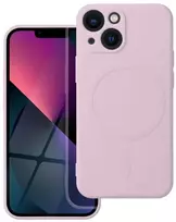 OEM dėklas, skirtas „iPhone 13 MINI“ silikoniniam „Mag“ dėklui, suderinamas su „MagSafe“ (apsauga nuo kameros), rožinis