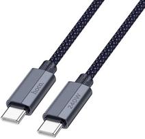 USB C į USB C laidas Hoco QC3.0 PD 5A 240W 1,8 m U134 tamsi mėlynas