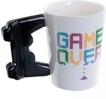Puckator Game Over Controller shaped handle mug