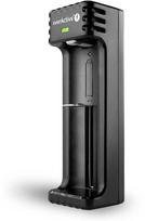 Akumuliatorių Įkroviklis - everActive LC-100C USB-C Ličio Jonų Įkroviklis 1000 mA 18650/21700 Juodas
