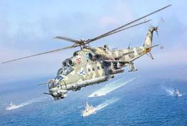 Italeri Mi-24/35 Hind sraigtasparnis 1/72 plastikinis modelis