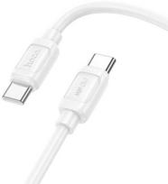 USB C į USB C laidas Hoco PD 5A 240W 1 m X115 baltas