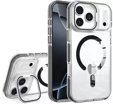 Dėklas Oem Case for iPhone 16 PRO Lens Mag Cover compatible with MagSafe juodas