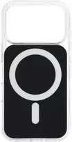 Oem Originalus „iPhone 16“ dėklas, skaidrus „Fusion Mag Cover“, suderinamas su „MagSafe“ juodu dangteliu