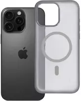 Oem Originalus „iPhone 16 PRO MAX“ dėklas „Flexline Mag Cover“, suderinamas su „MagSafe“ pilka spalva