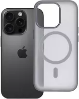 Oem Originalus „iPhone 16 PRO Flexline Mag Cover“ dėklas, suderinamas su „MagSafe“ pilka spalva